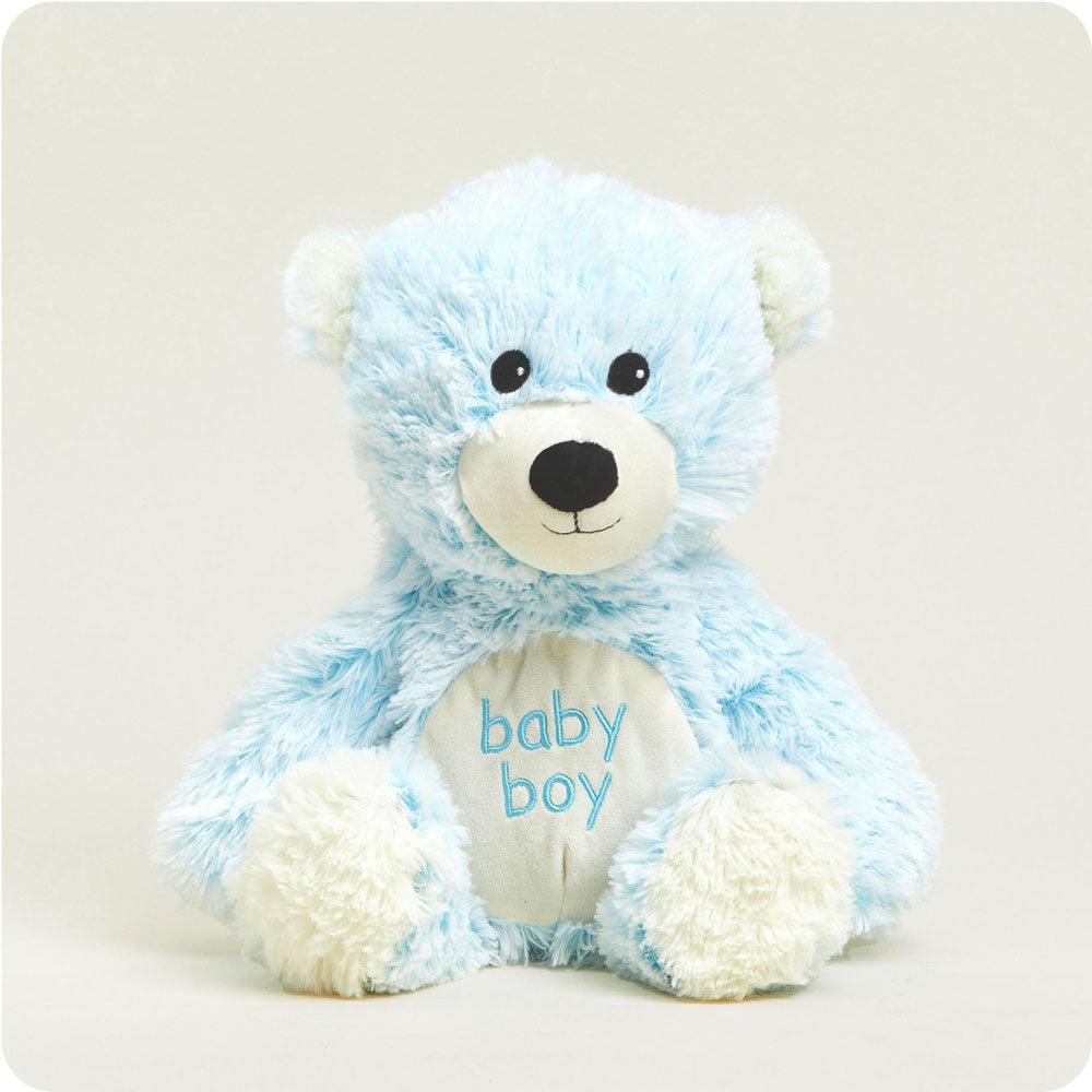Adorable Baby Boy Bear Warmies Plush Toy - Soft & Cozy for Newborns & Toddlers - Perfect for Cuddling, Gifts, and Nursery Decor