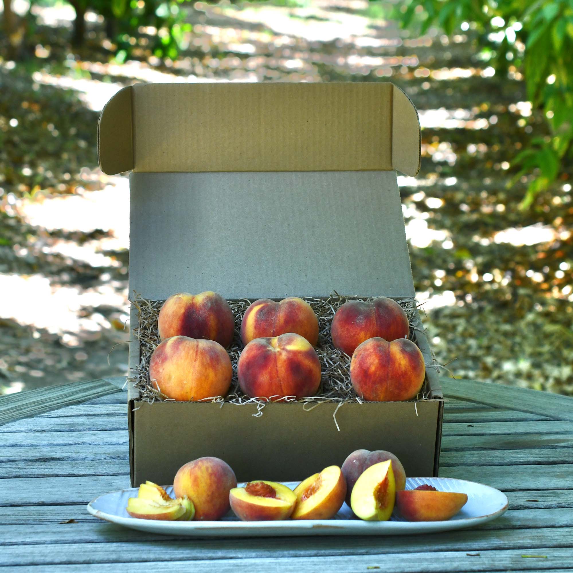 Organic Suncrest Peaches - Fresh Sweet Juicy Peaches for Eating & Baking | Pre-Order Now for Spring 2025 Delivery | Perfect for Smoothies, Pies, and Healthy Snacks