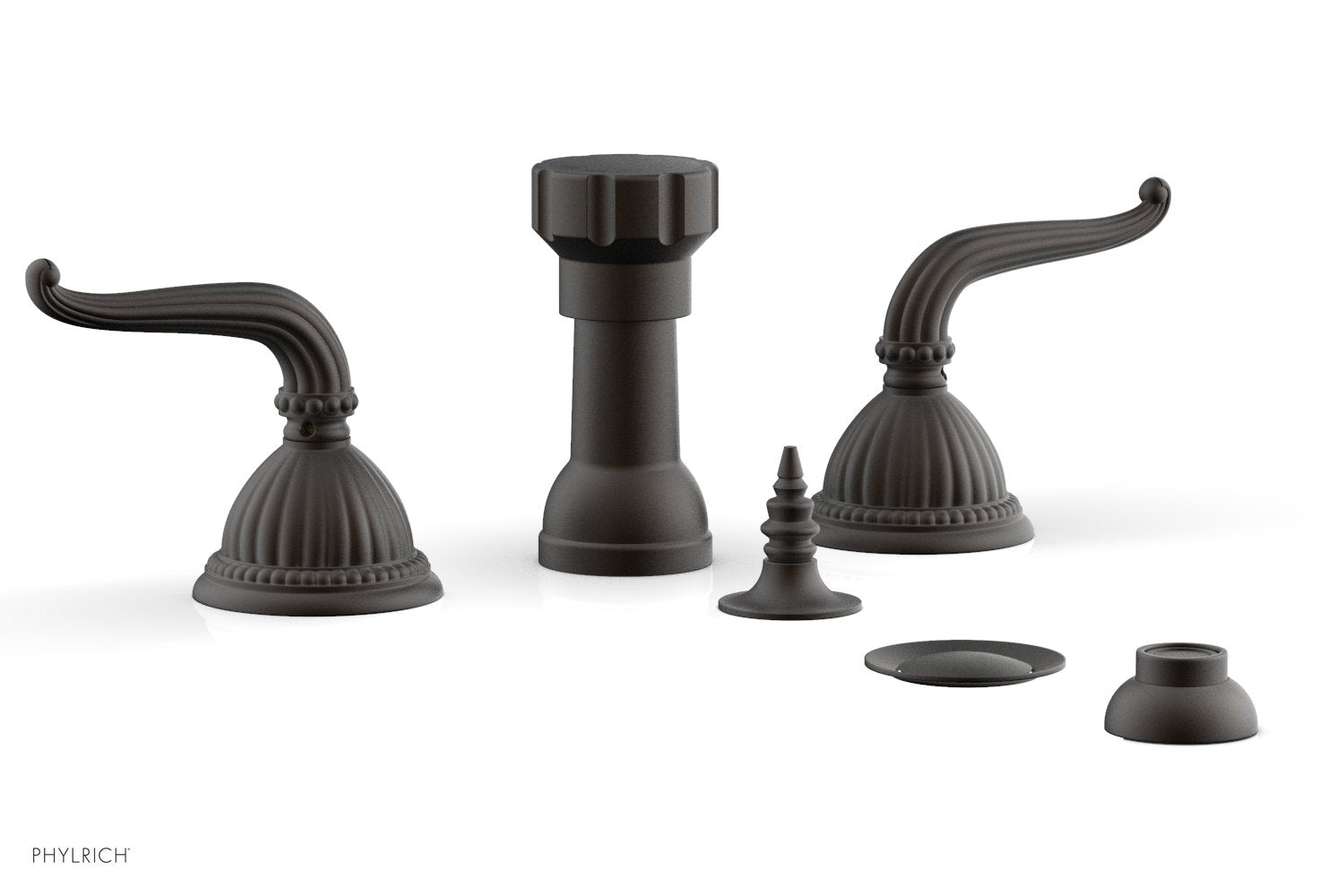 Premium Georgian & Barcelona Style 4-Hole Bidet Faucet Set K4141 - Modern Bathroom Upgrade for Hygiene & Comfort