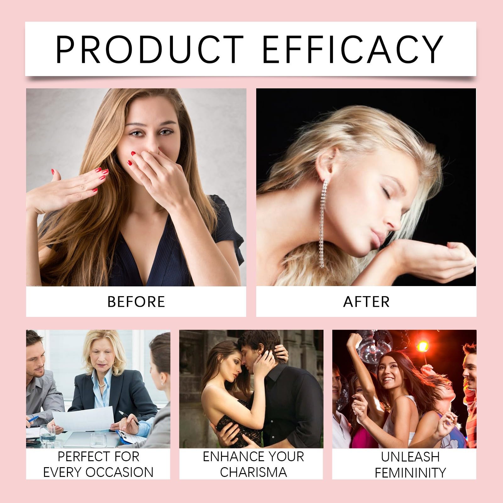 Floral Roll-On Perfume for Women - Long Lasting Fragrance, Odor Control, Compact & Portable - Perfect for Daily Use, Travel, and Intimate Gifts