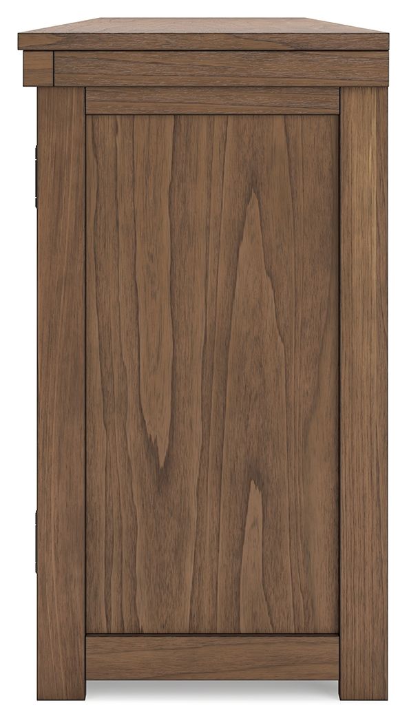 Boardernest Extra Large Brown TV Stand for 65-85 Inch Flat Screen - Perfect for Living Room, Bedroom & Home Theater Setup