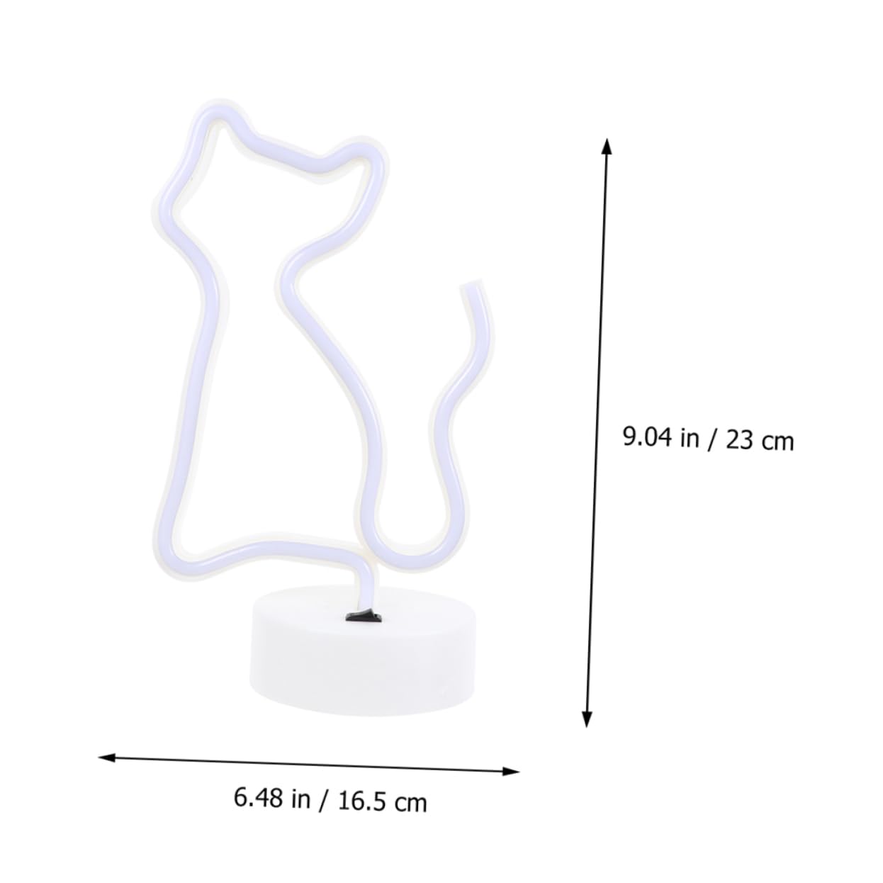 Cute Cat Night Light - Neon LED Night Light for Bedroom, Kids Room, Party & Festival Decor - Perfect for Halloween, Christmas & Birthday Decorations