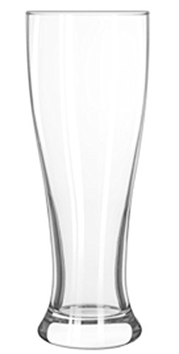 Libbey 1604 - 16 oz Pilsner Beer Glass Set of 24 (2 Dozen) - Perfect for Bars, Restaurants, and Home Beer Tasting Parties
