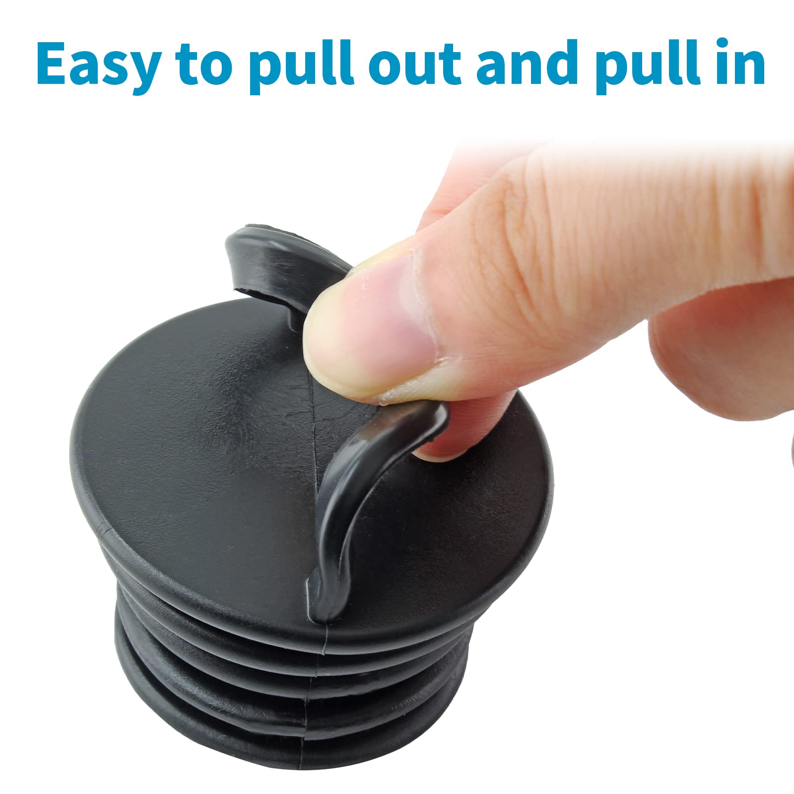 Premium Kayak Scupper Plugs - Waterproof Rubber Drain Hole Stoppers for Kayaks, Canoes & Boats - Prevent Leaks & Keep Gear Dry - Ideal for Fishing, Paddling & Water Sports