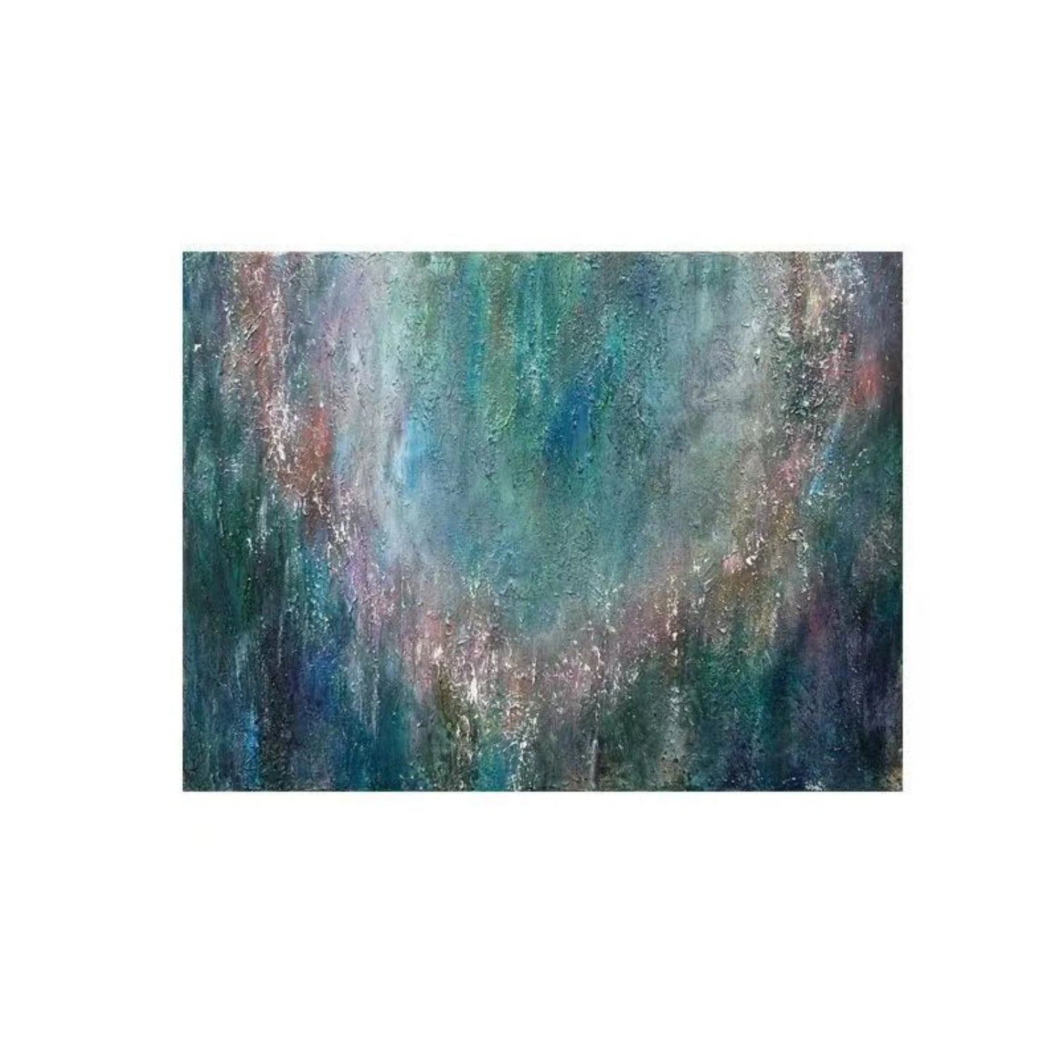 Abstract Texture Painting #AB 401 - Modern Wall Art Decor for Living Room, Bedroom & Office - Handmade Canvas Artwork