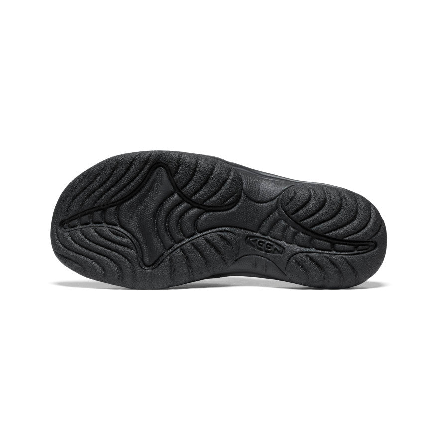 Women's Kona Leather Flip Flops - Comfortable Sandals for Summer | Black/Vapor | Perfect for Beach, Pool & Casual Outings
