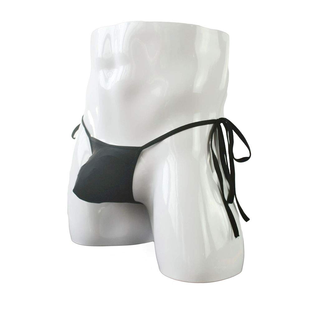 Men's Sheer Ice Silk Thong Underwear - Adjustable G-String for Comfort & Style - Perfect for Daily Wear, Lingerie, and Sensual Occasions