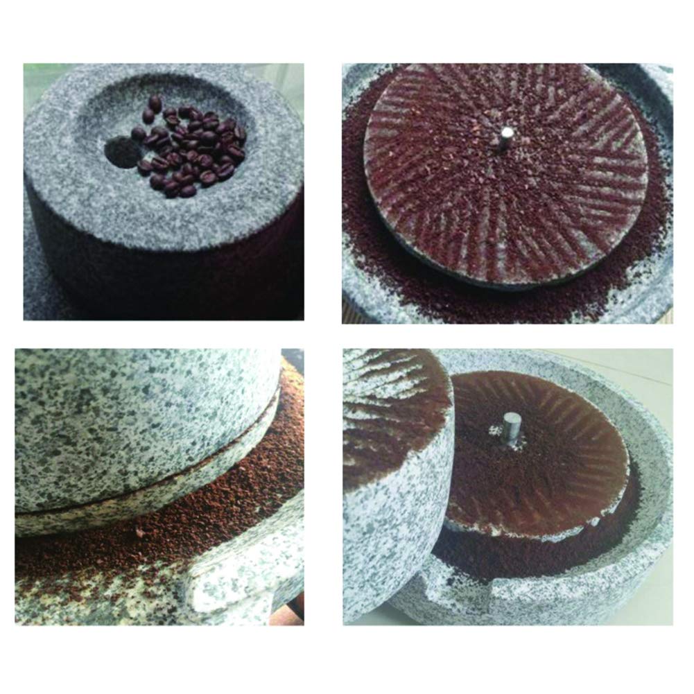 Premium Korean Mini Matdol Millstone - Handmade Stone Grinder for Beans, Garlic, Coffee, Green Gram & Red Bean - Perfect for Home Kitchen & Traditional Decor