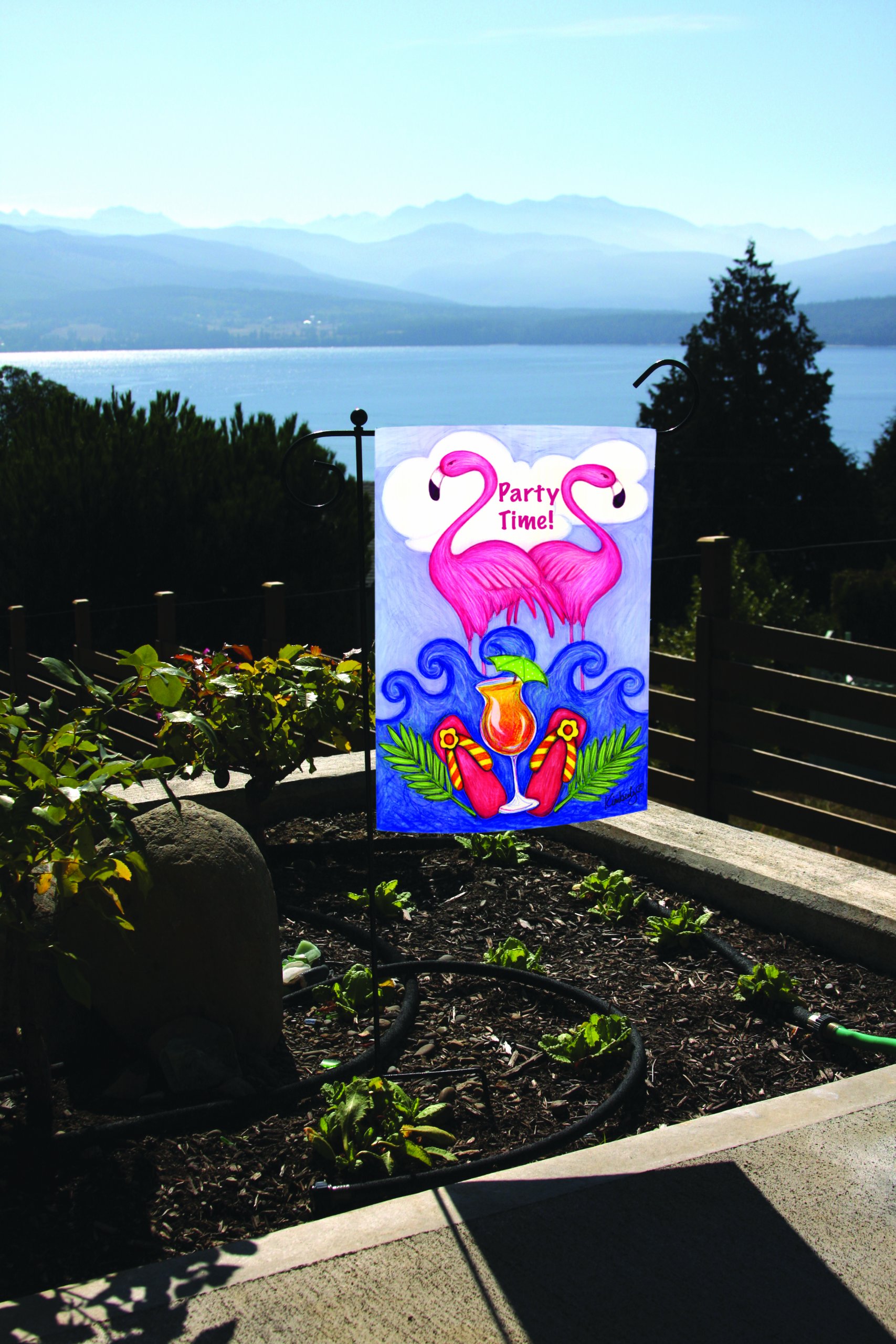 Toland Home Garden 112074 Pink Double Sided Bird Garden Flag 12x18 Inch - Outdoor Yard Decoration for House Parties, Spring Celebrations & Welcome Decor