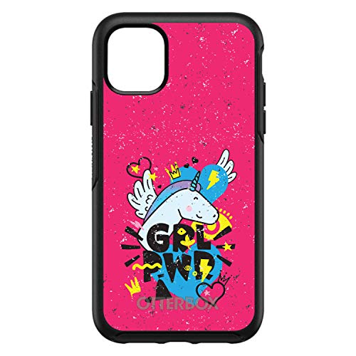 Girl Power - GRL PWR - Unicorn Hearts Graffiti