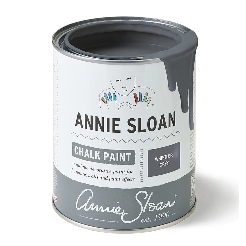 Premium Whistler Grey Chalk Paint for Furniture - Non-Toxic Matte Finish DIY Chalk Paint for Cabinets, Tables, Dressers - Perfect for Home Decor & Upcycling Projects