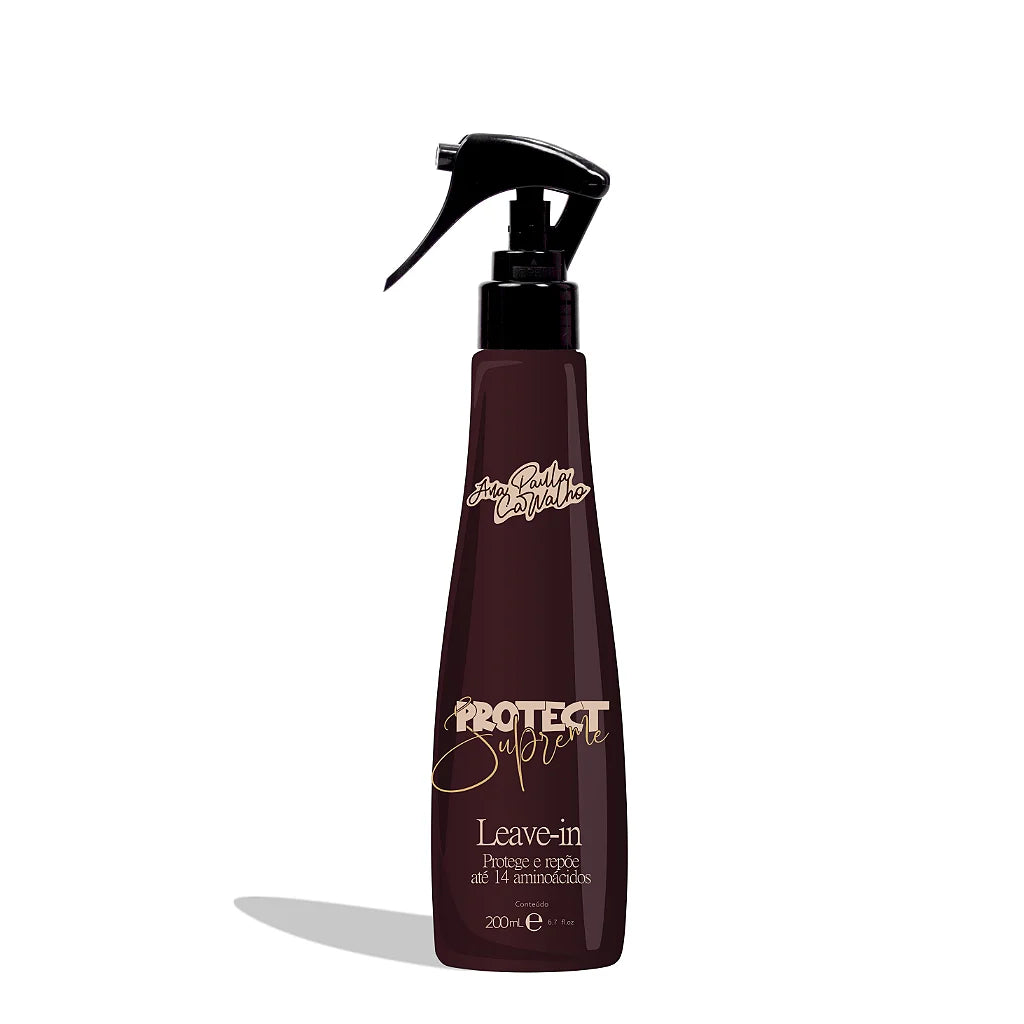 Ana Paula Carvalho Protect Supreme Hair Serum - 200ml / 6.7 fl oz for Frizz Control & Heat Protection - Perfect for Daily Styling & Damaged Hair Repair