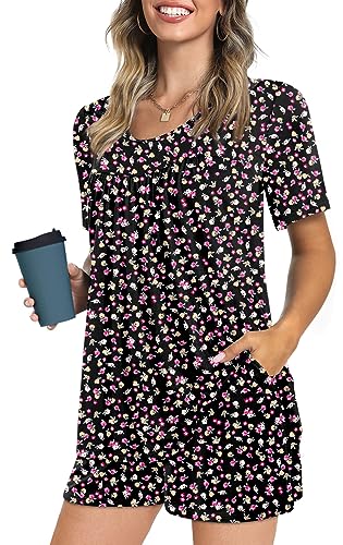 26-black Fragmented Flowers