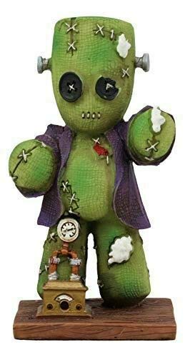 Steampunk Day of The Dead Pinhead Monster Frankenstein Statue 4.25