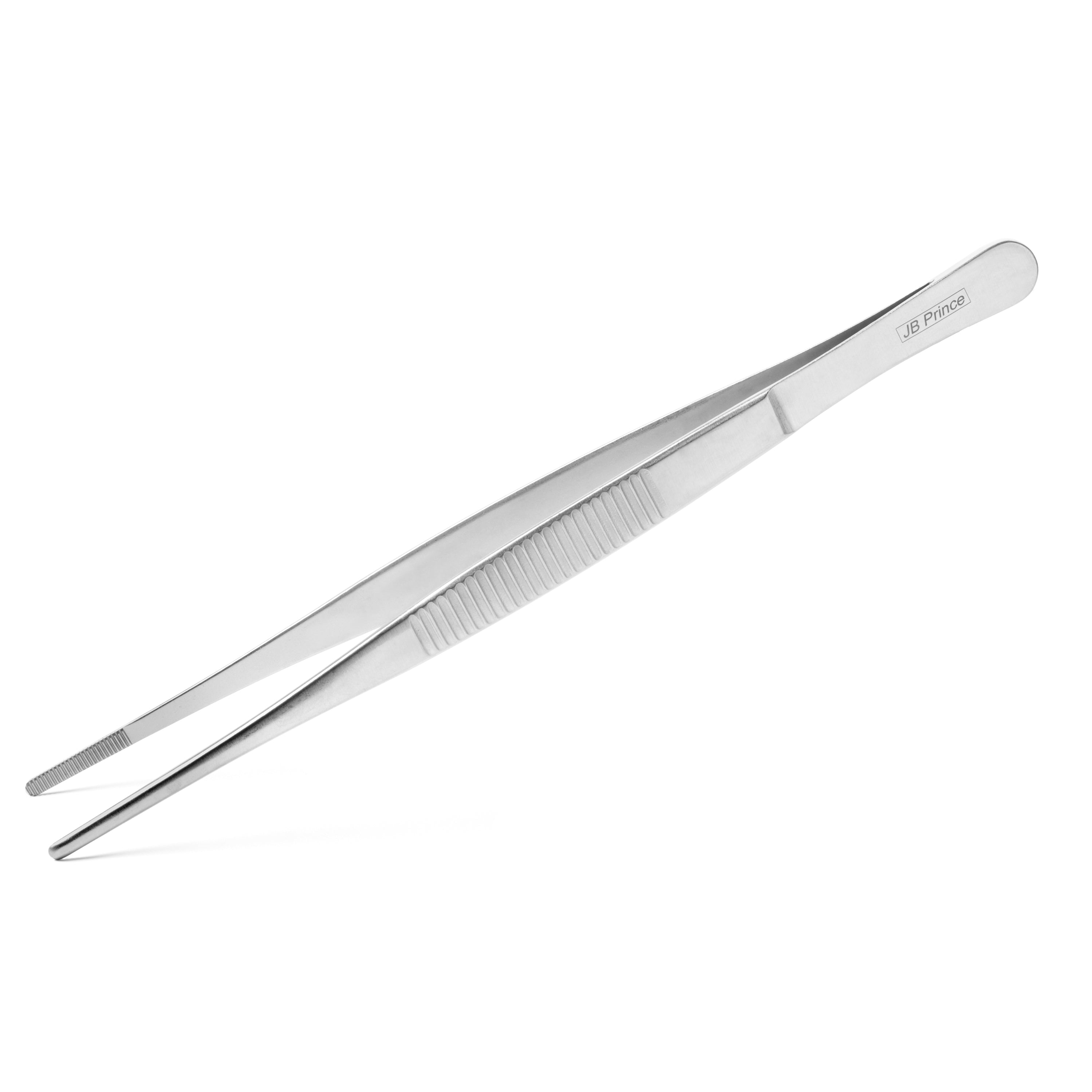 Professional 7.75 Inch Straight Tip Tweezers for Precision Work - Ideal for Electronics Repair, Jewelry Making & First Aid Kits