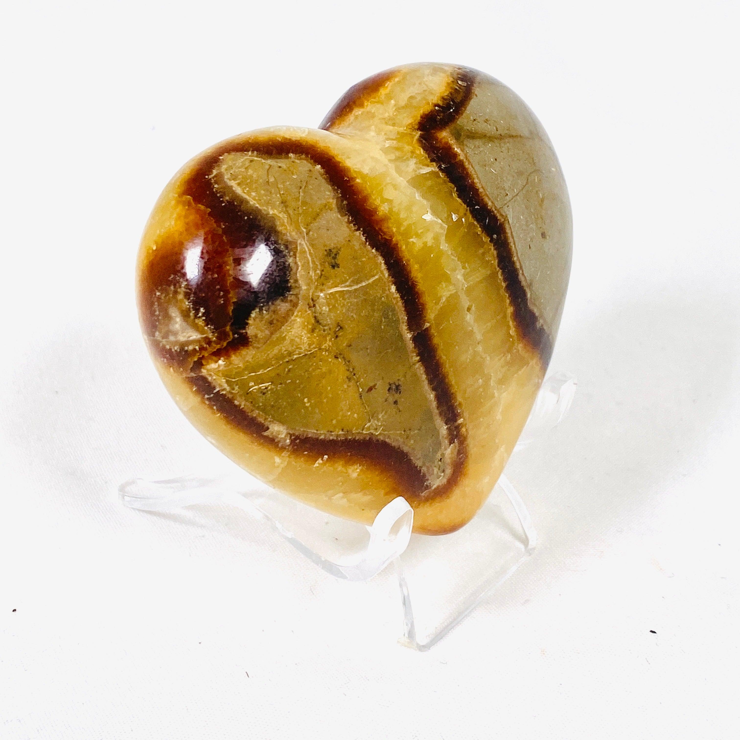 Septarian Jasper Heart SEJH 06 - Natural Stone Healing Crystal for Meditation, Chakra Balancing & Home Decor