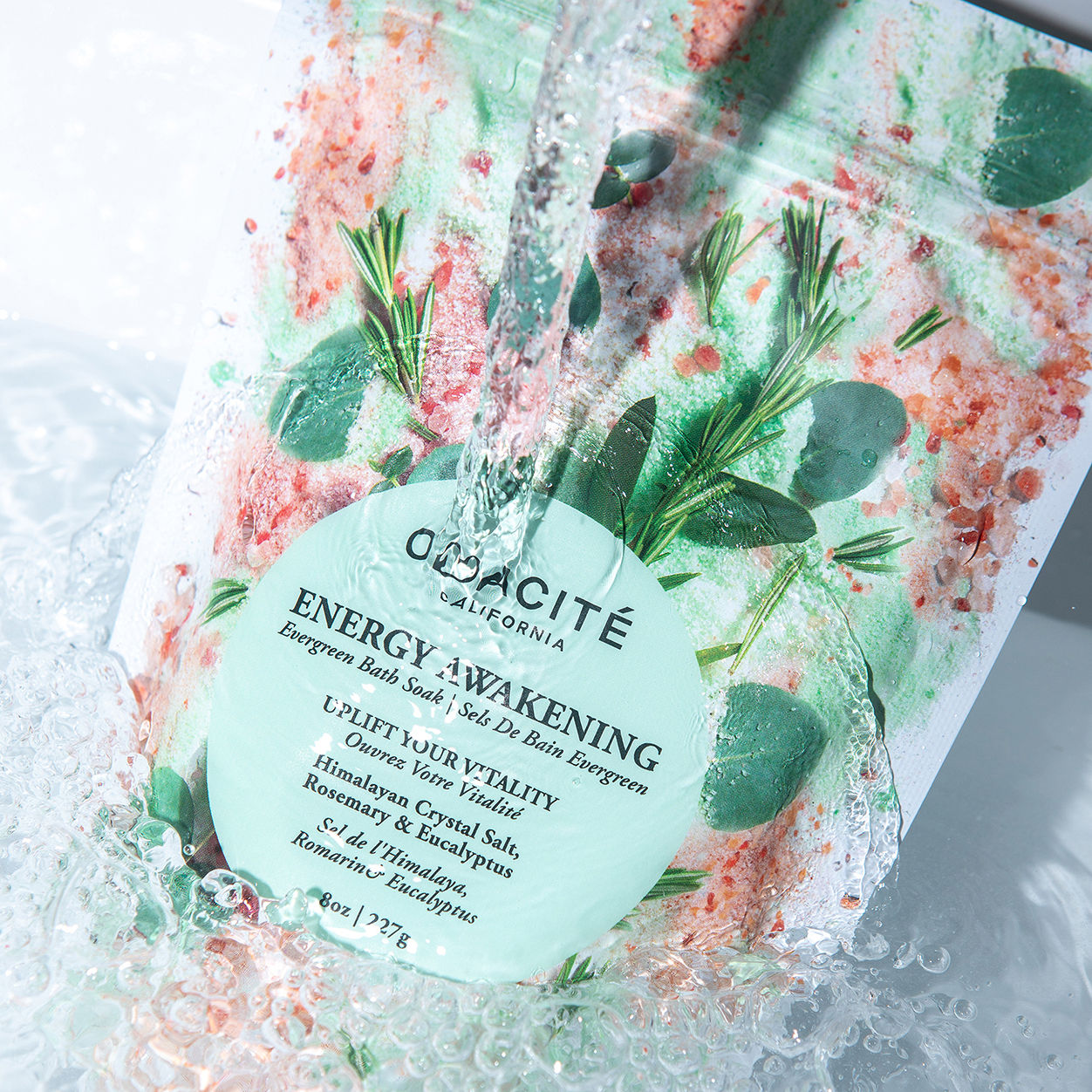 Energy Awakening Evergreen Bath Soak - Relaxing Detox Bath Salts with Essential Oils for Stress Relief & Muscle Recovery | Perfect for Spa Night, Self-Care & Gift Giving