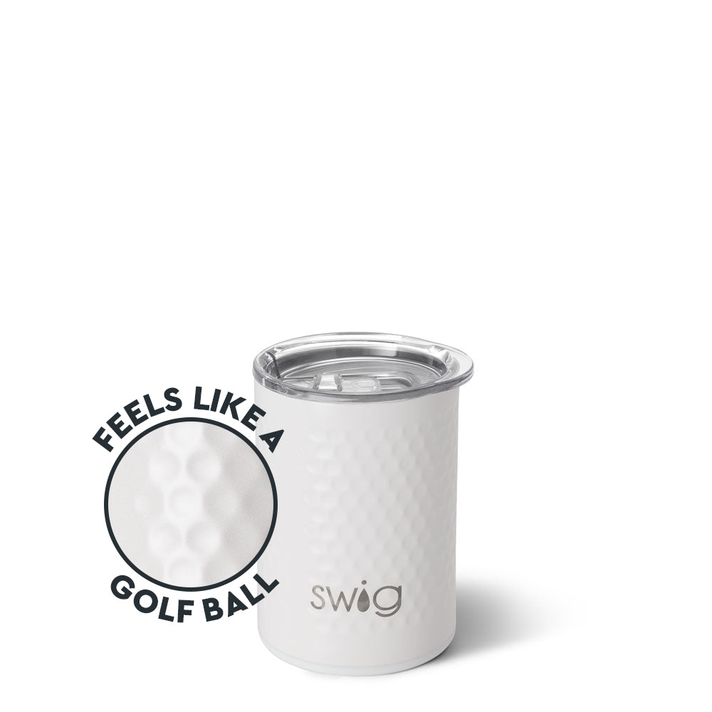 12oz Golf Ball Design Insulated Tumbler - Leak Proof Stainless Steel Travel Mug for Coffee, Tea & Cold Drinks - Perfect for Golfers, Office & Outdoor Activities
