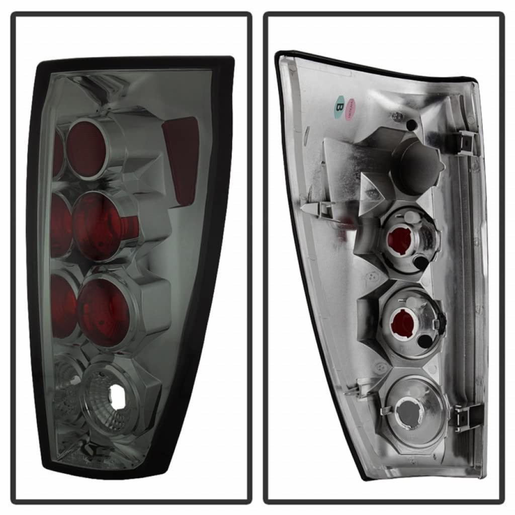 2002-2006 Chevy Avalanche Euro Style Smoke Tail Lights Pair - Spyder 5001139 | Upgrade Your Truck's Rear Appearance for Night Driving & Custom Look