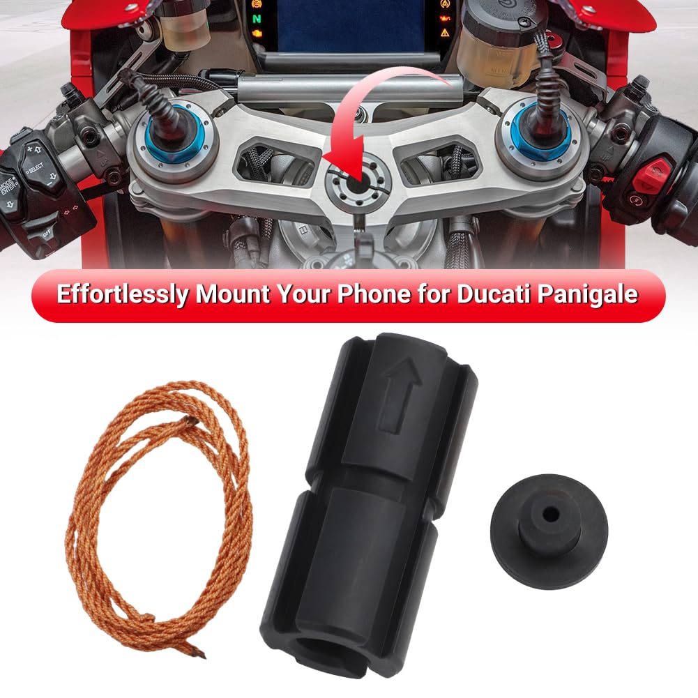 Stem Mount Adaptor for Quad Lock & Rokform - Secure Phone Mount for Ducati Panigale - Perfect for Motorcycle Riders & Outdoor Adventures