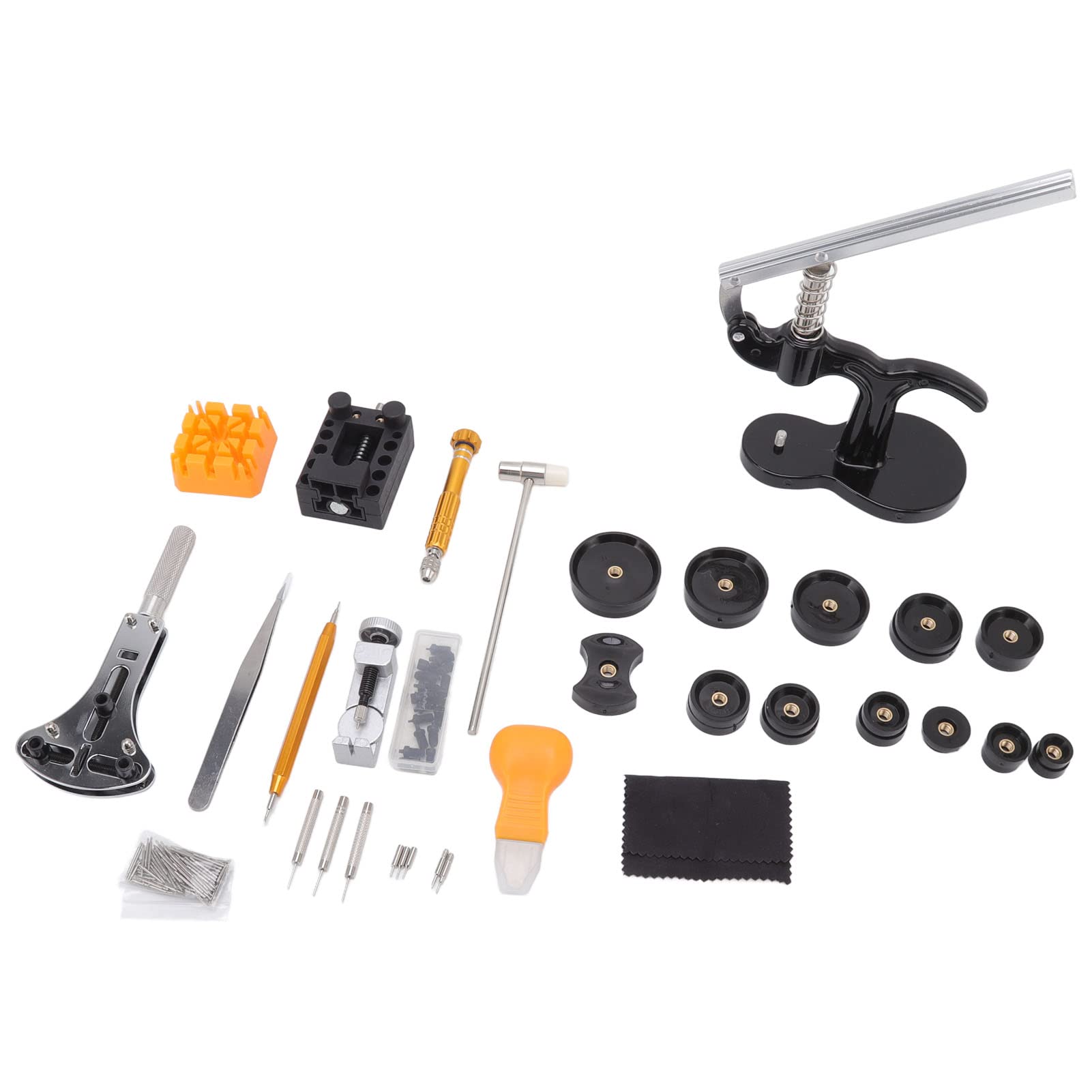 Professional Watch Repair Kit with Zipper Design - Complete Watch Band Link Remover Tool for DIY Watch Repair | Perfect for Home, Travel & Jewelry Maintenance