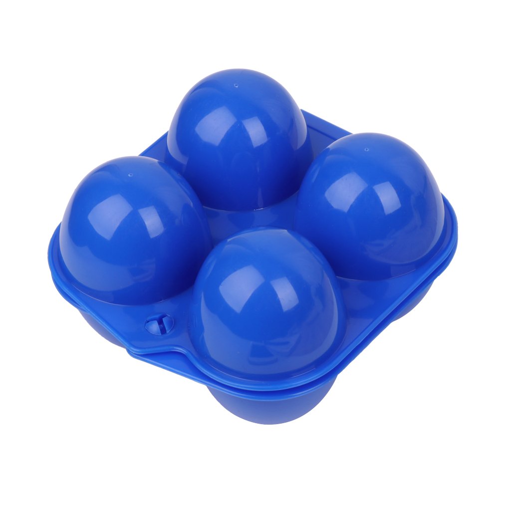 Portable Egg Holder for Camping - 12 Slot Egg Storage Container with Lid, Durable Outdoor Egg Carrier Case for Picnics, Hiking & Travel - Perfect for Fresh Egg Transport