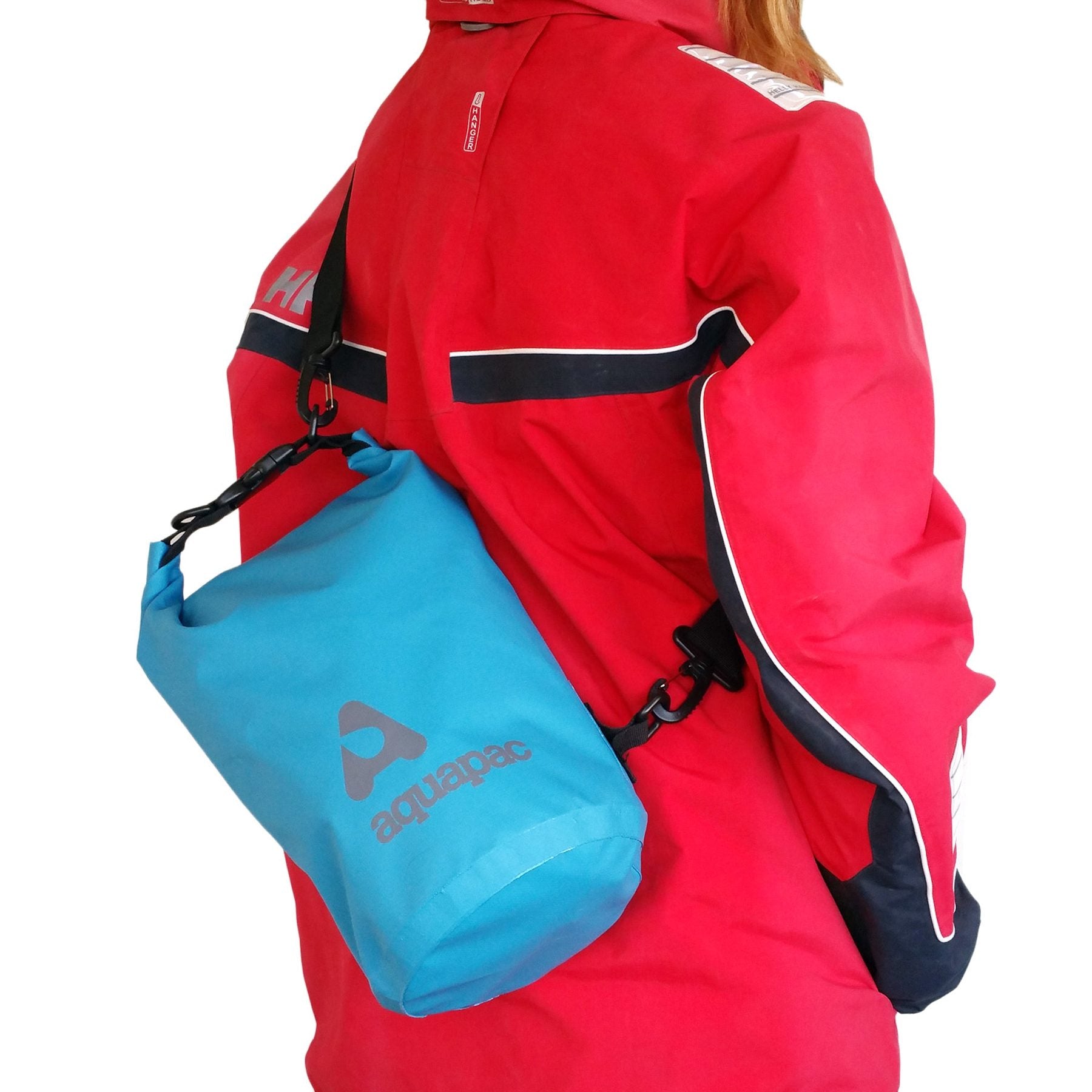 Aquapac 732 TrailProof Drybag 7L Waterproof Backpack - Blue with Adjustable Shoulder Strap for Hiking, Camping, Kayaking & Outdoor Adventures