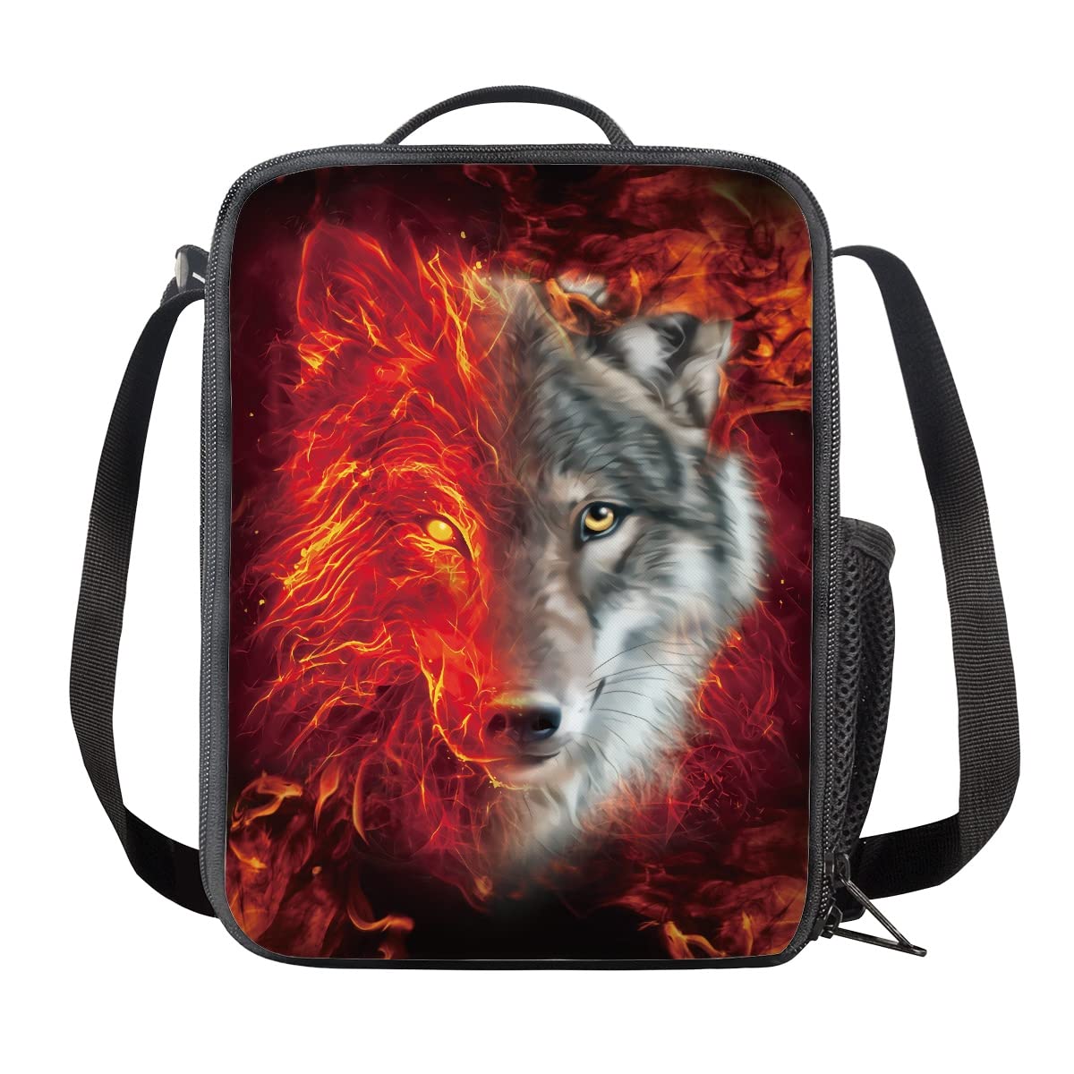 AFPANQZ Insulated Lunch Bag - Large Capacity Reusable Food Storage Tote with Adjustable Strap | Perfect for Work, School, Picnics & Outdoor Activities | Keeps Meals Fresh & Cool