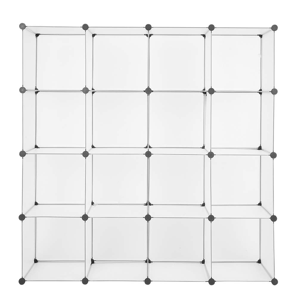 16-Cube Storage Organizer - Mytunes Cube Bookcase Shelf for Closet, Books & Home Organization | Perfect for Bedroom, Living Room & Office Storage
