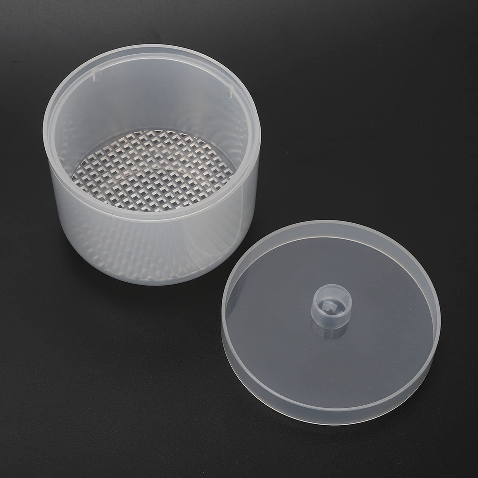 Professional Nail Sterilizer Box with Strainer - UV Sanitizer for Nail Tools, Brushes & Grinding Heads | Portable Storage & Organizer Case for Nail Salon, Home & Travel Use