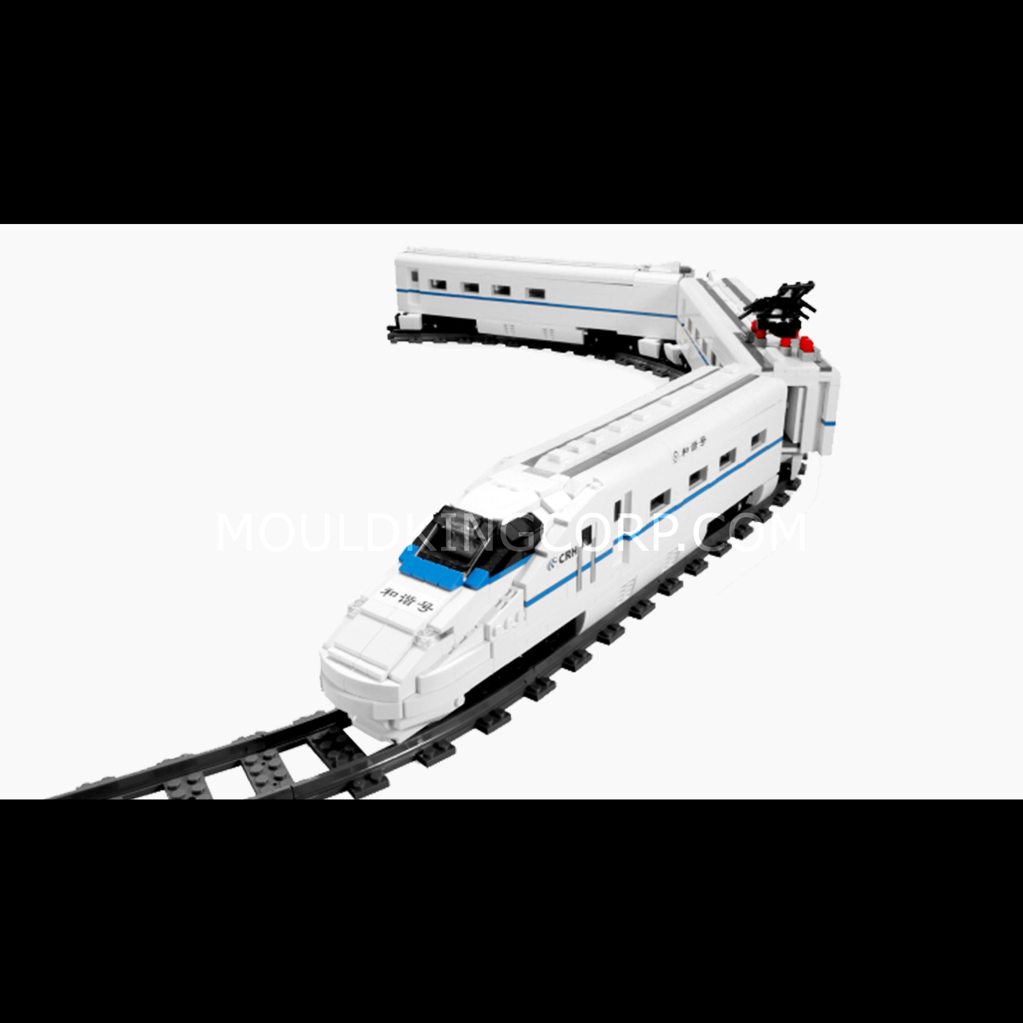 MOULD KING 12002 CRH2 High Speed Train Building Set - 1,808 Pieces Model Train Kit for Adults & Kids | Perfect for Collectors, STEM Education & Home Decoration