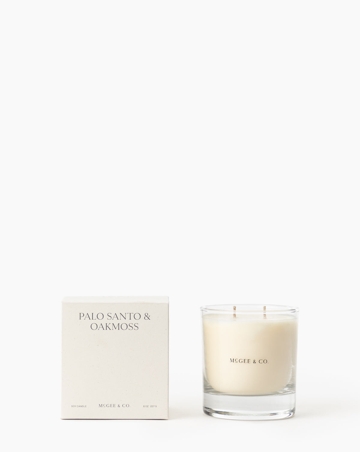 Palo Santo & Oakmoss Scented Soy Candle - Natural Aromatherapy for Relaxation, Meditation & Home Decor | Handmade Eco-Friendly Gift for Yoga & Spa Lovers