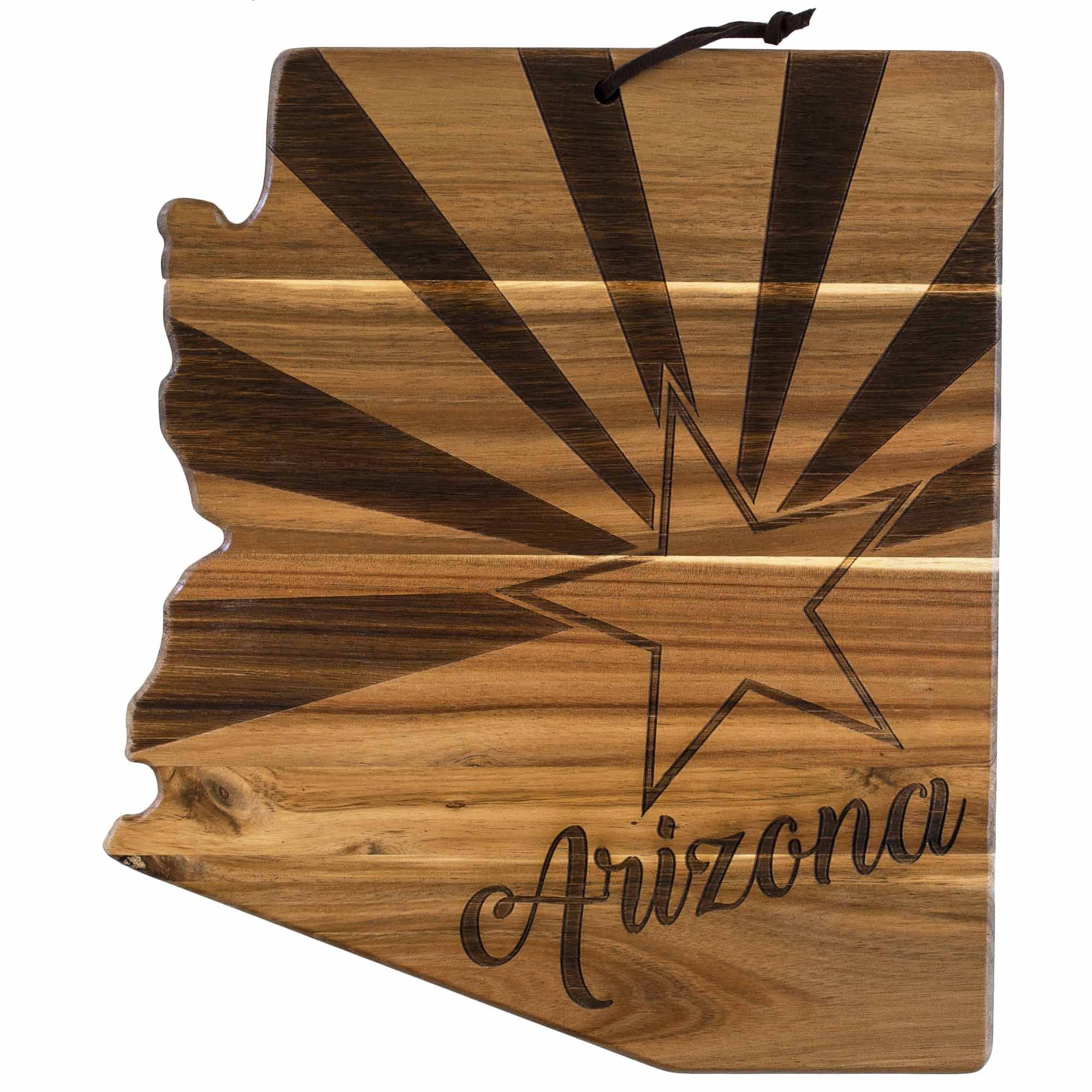 Rock & Branch® Origins Series Arizona Wood Cutting Board - Premium Hardwood Chopping Board for Kitchen, Butcher Block for Meat, Cheese, and Vegetables - Perfect Gift for Home Chefs & Cooking Enthusiasts