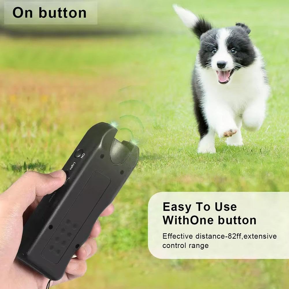 2024 Ultrasonic Dog Repeller - Anti Barking Device for Indoor/Outdoor Use - Dog Training & Home Security