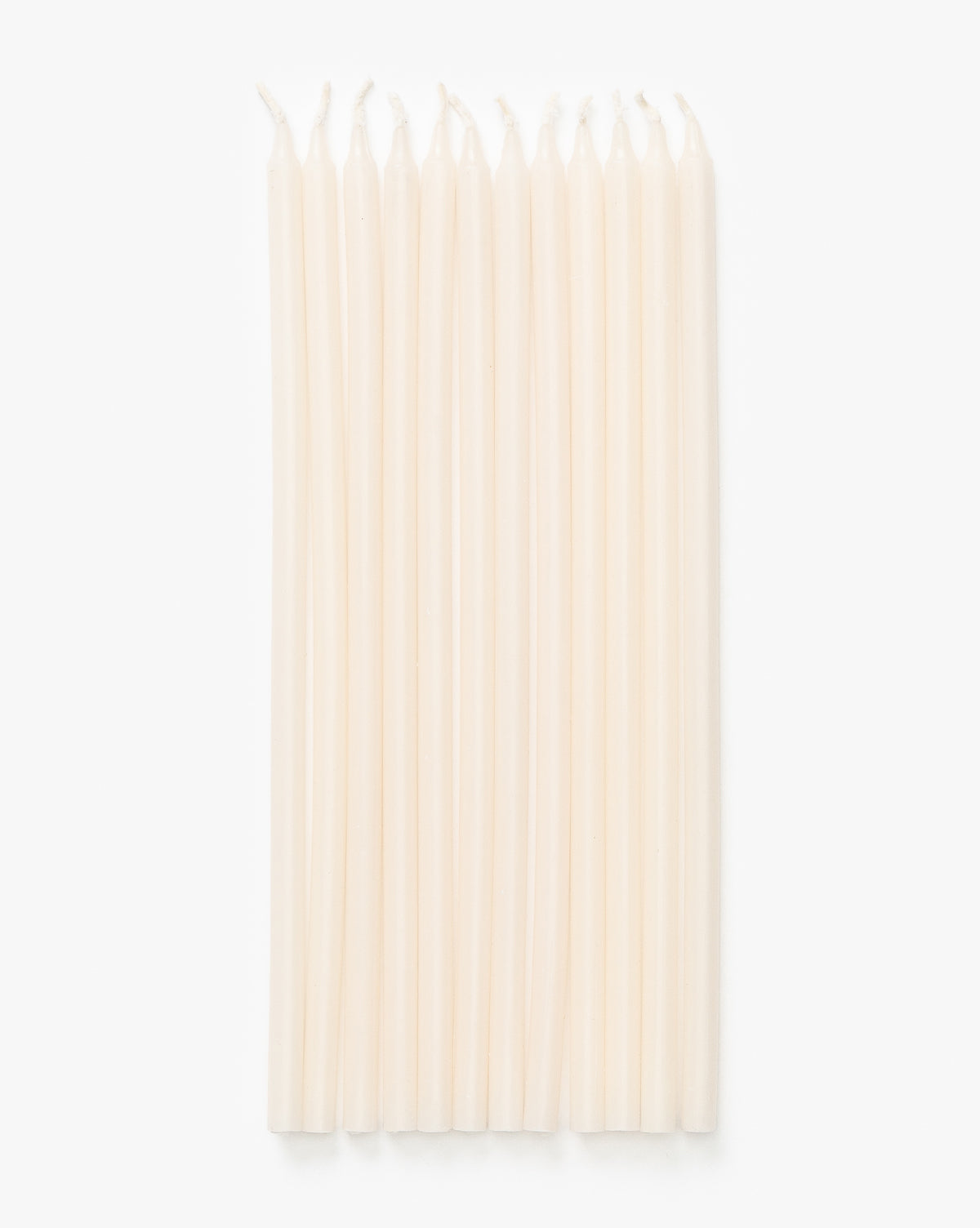 Skinny Wax Taper Candles - Set of 12 Long-Lasting Dripless Tapers for Romantic Dinners, Wedding Decor & Holiday Centerpieces