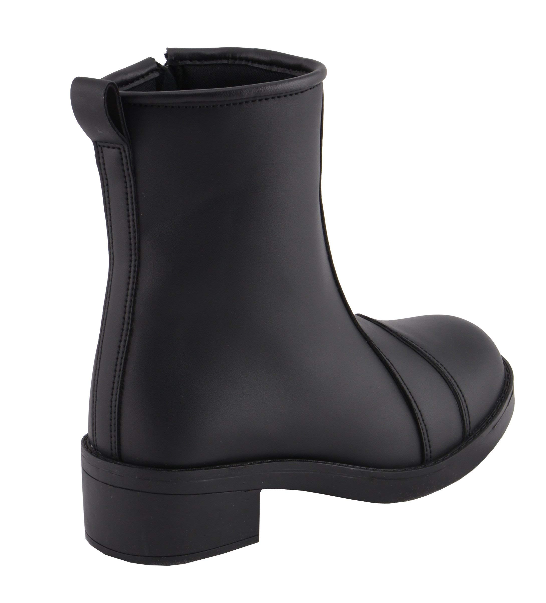 Milwaukee Leather MBL9485 Women's Premium Black Leather Motorcycle Boots - Waterproof Riding Boots with Toe Cap for Safety & Style - Size 8.5 - Perfect for Harley, Cruiser & Street Bike Riders