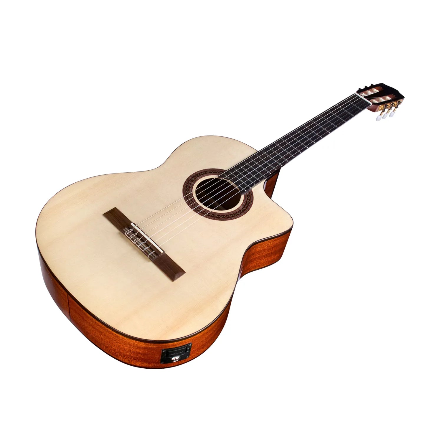 Córdoba C5 CE Nylon String Acoustic Electric Guitar - Natural Spruce Top | Classical Guitar for Beginners & Professionals | Perfect for Home Practice, Live Performances & Studio Recording