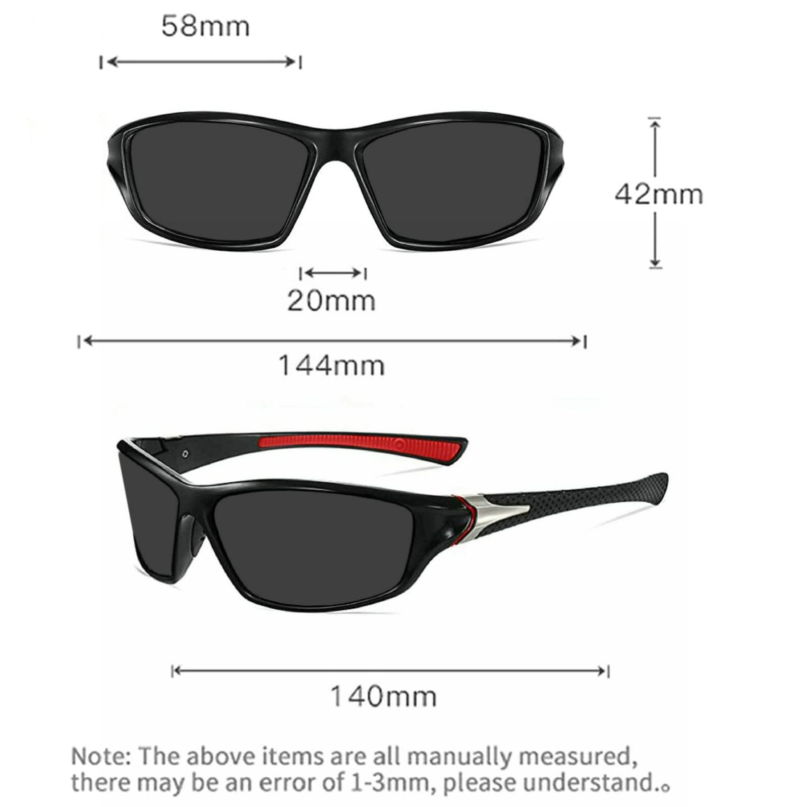 Polarized Reading Sunglasses for Men & Women - Full Lens UV Protection for Cycling, Driving & Outdoor Sports - Lightweight Comfortable Readers for Active Lifestyles