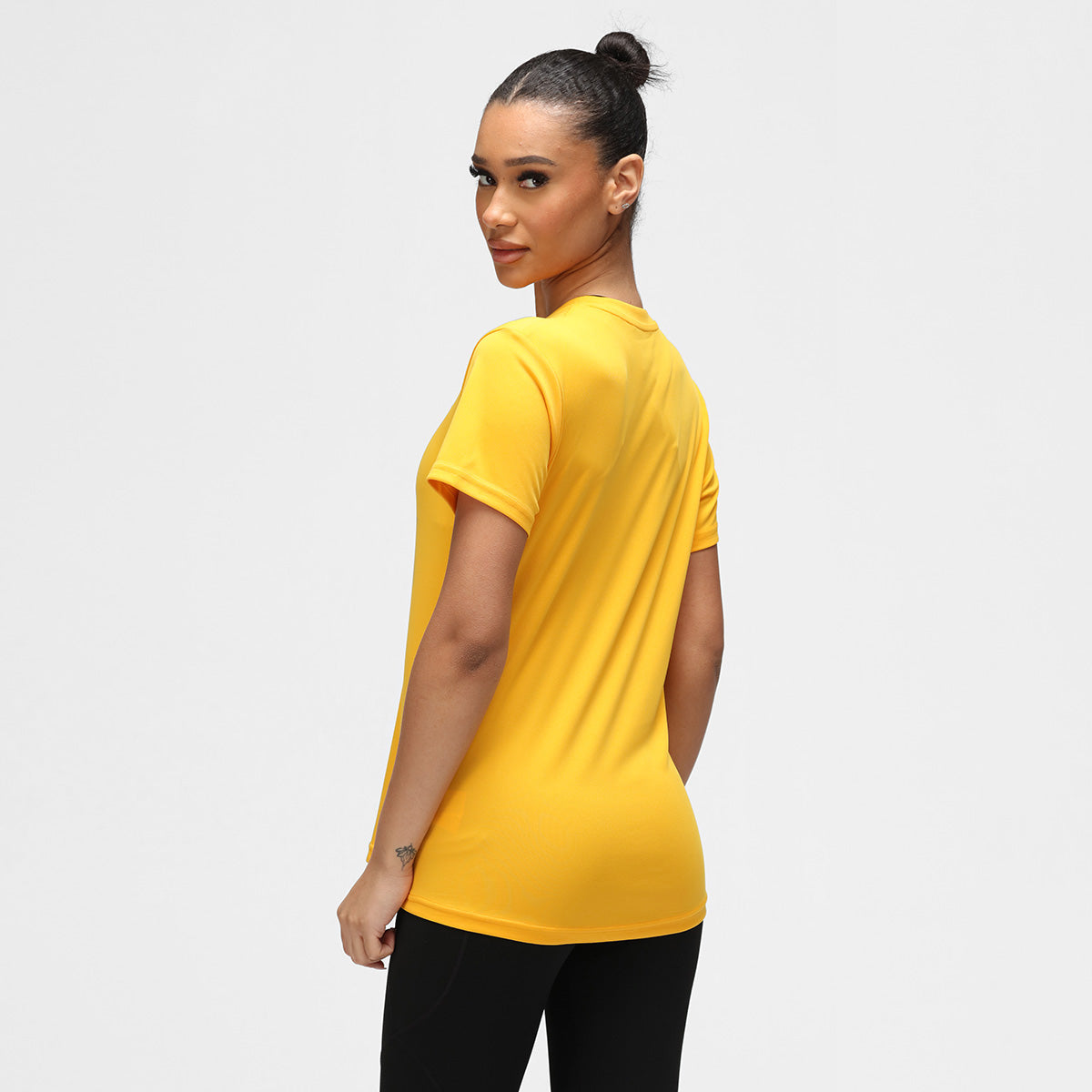 Premium Yellow Diamond Women's Performance T-Shirt - Moisture-Wicking, Breathable & Comfortable for Workouts, Yoga & Active Lifestyle