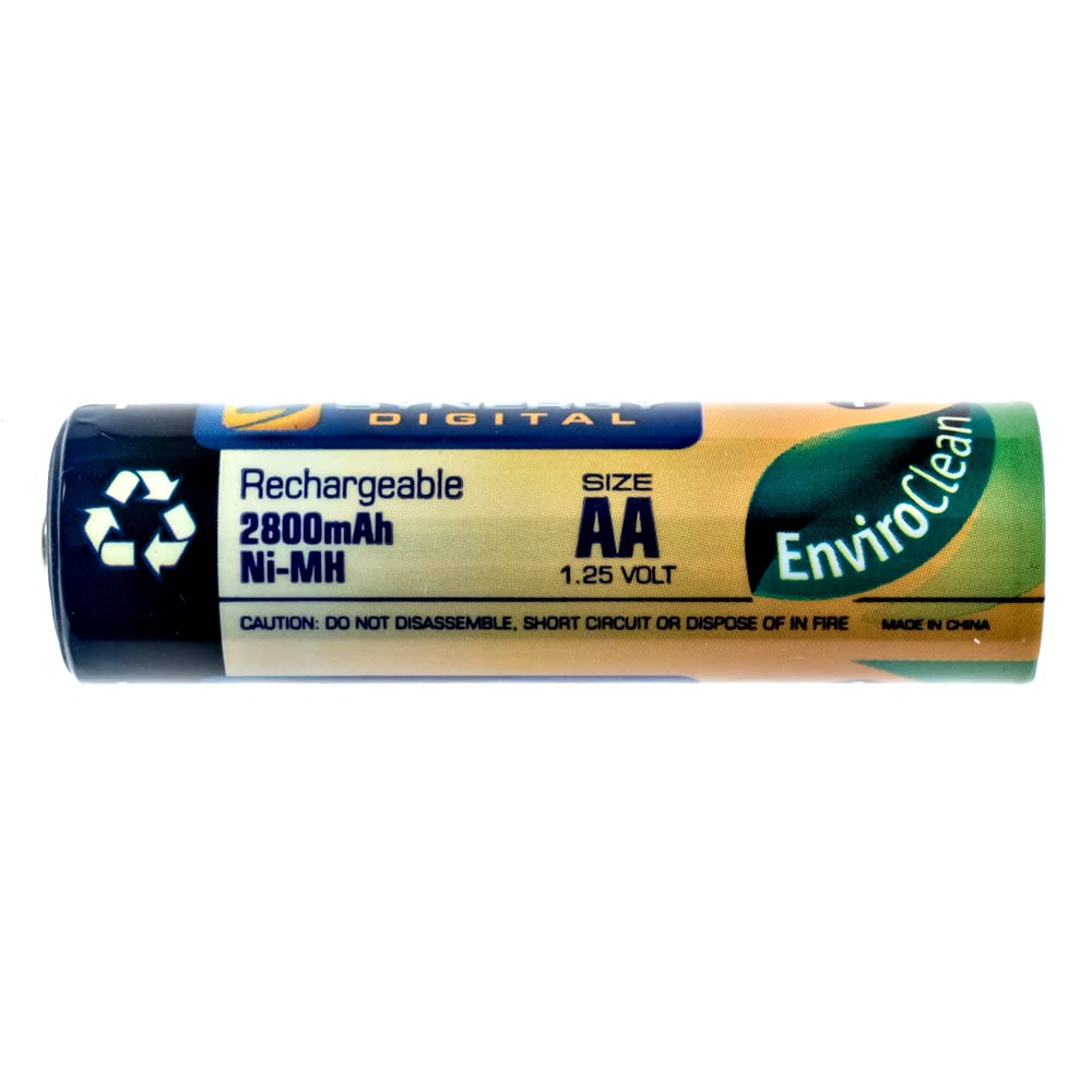Synergy AA & AAA NiMH Battery Charger for Panasonic DMC-LZ6S Camera - 4x 2800mAh Rechargeable Batteries with Car/EU Adapters - Perfect for Travel Photography