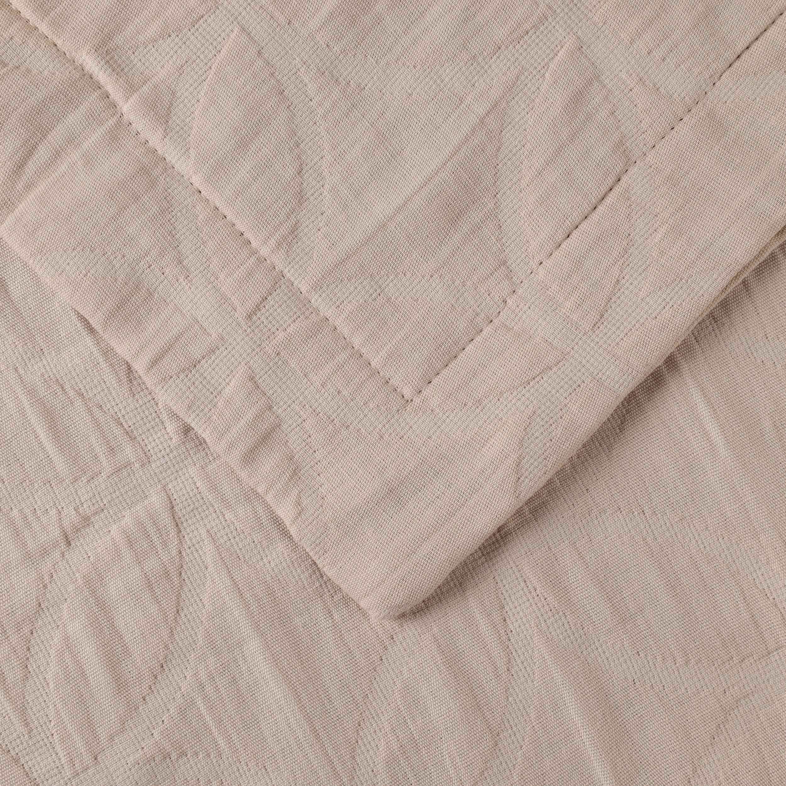Serenity Cotton Matelasse Celtic Circle Airy Bedspread Set - Queen Size Lightweight Quilted Coverlet with All-Over Embroidery for Bedroom Decor, Guest Room & Cozy Home Styling