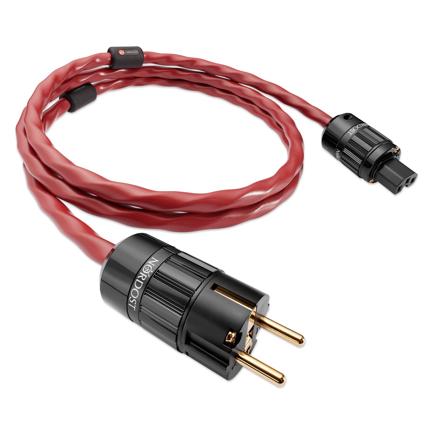 Premium Nordost Leif 3 RED DAWN 3 Power Cord - High-Performance Audio Power Cable for Home Theater & Hi-Fi Systems - Perfect for Audiophiles & Professional Studios