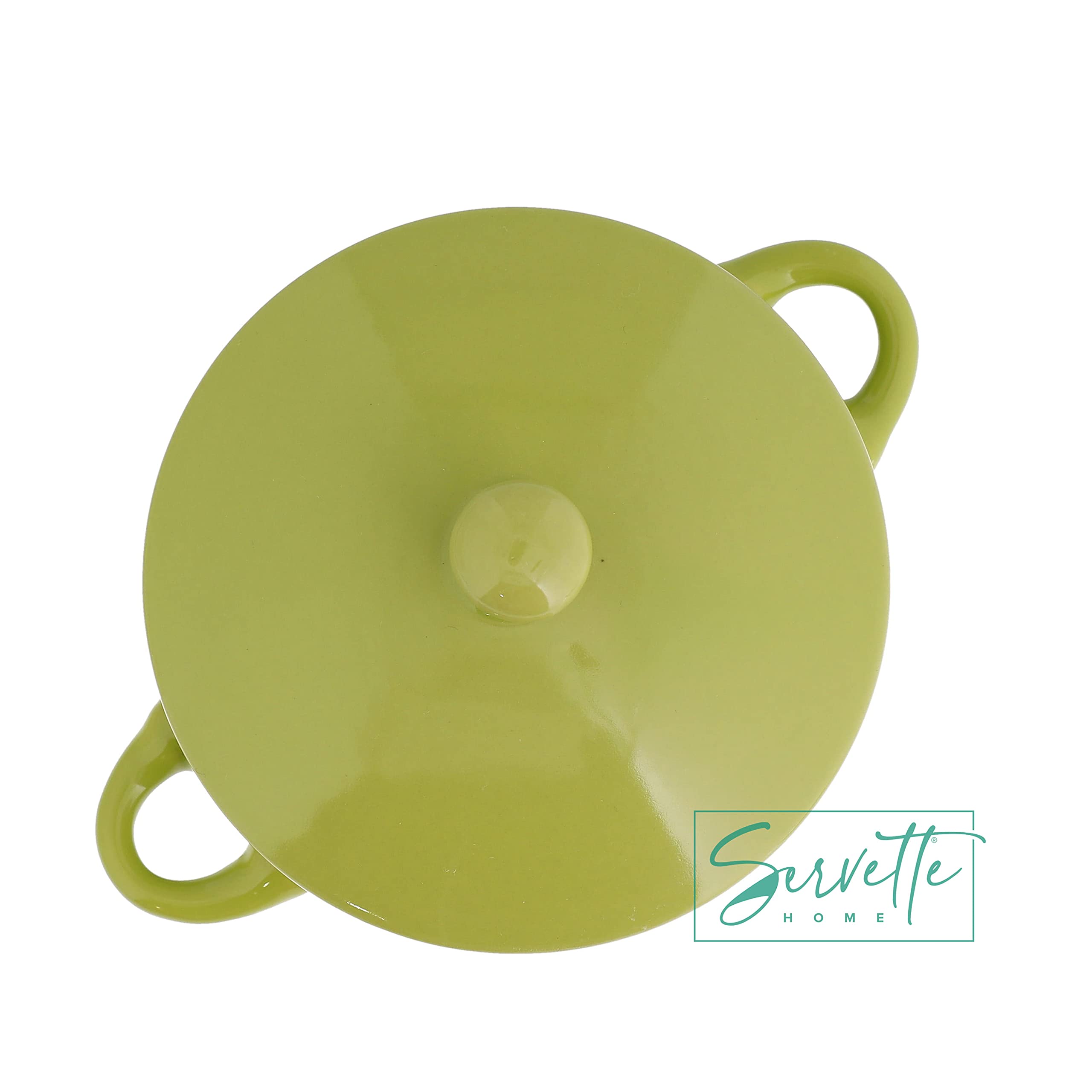 12 oz Green Polka Dot Ceramic Soup Bowls with Lids & Handles - Set of 4, Microwave & Dishwasher Safe, Perfect for Soup, Salad, Cereal & Meal Prep