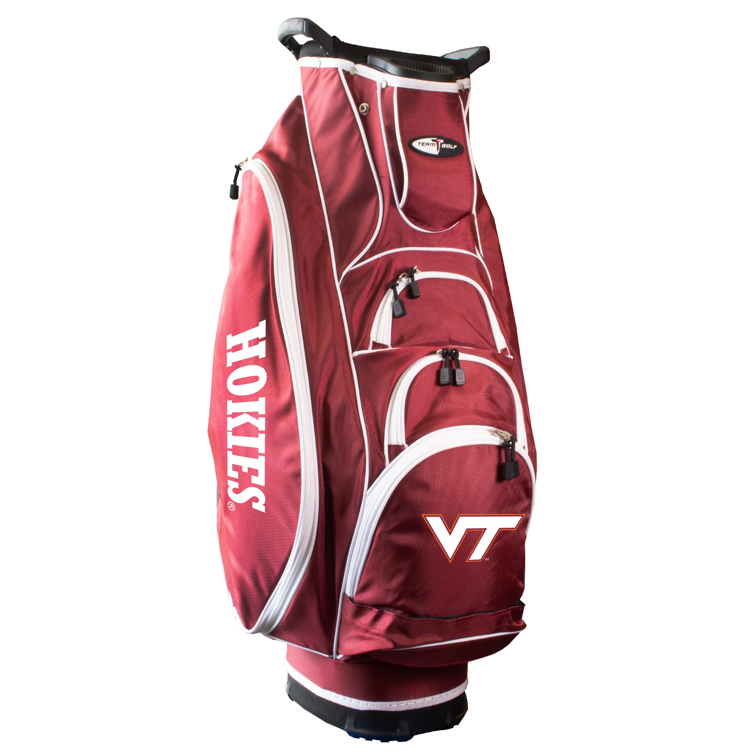 Team Golf NCAA Virginia Tech Albatross Stand Bag - Lightweight 10-Way Divider with Insulated Cooler Pocket | Golf Accessories for Men & Women | Perfect for College Golf Tournaments & Practice Rounds