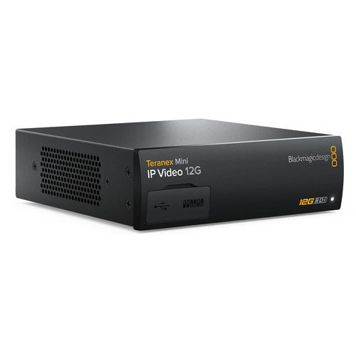 Blackmagic Design Teranex Mini IP Video 12G Converter - Professional 4K/HD Video Processing for Live Streaming & Broadcast | Perfect for Studio Productions & Remote Workflows