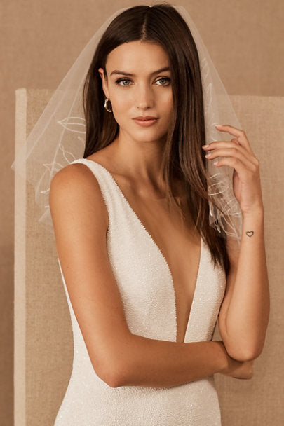 BHLDN Everest Wedding Gown - Elegant A-Line Bridal Dress with Lace Details | Perfect for Beach, Church & Formal Weddings