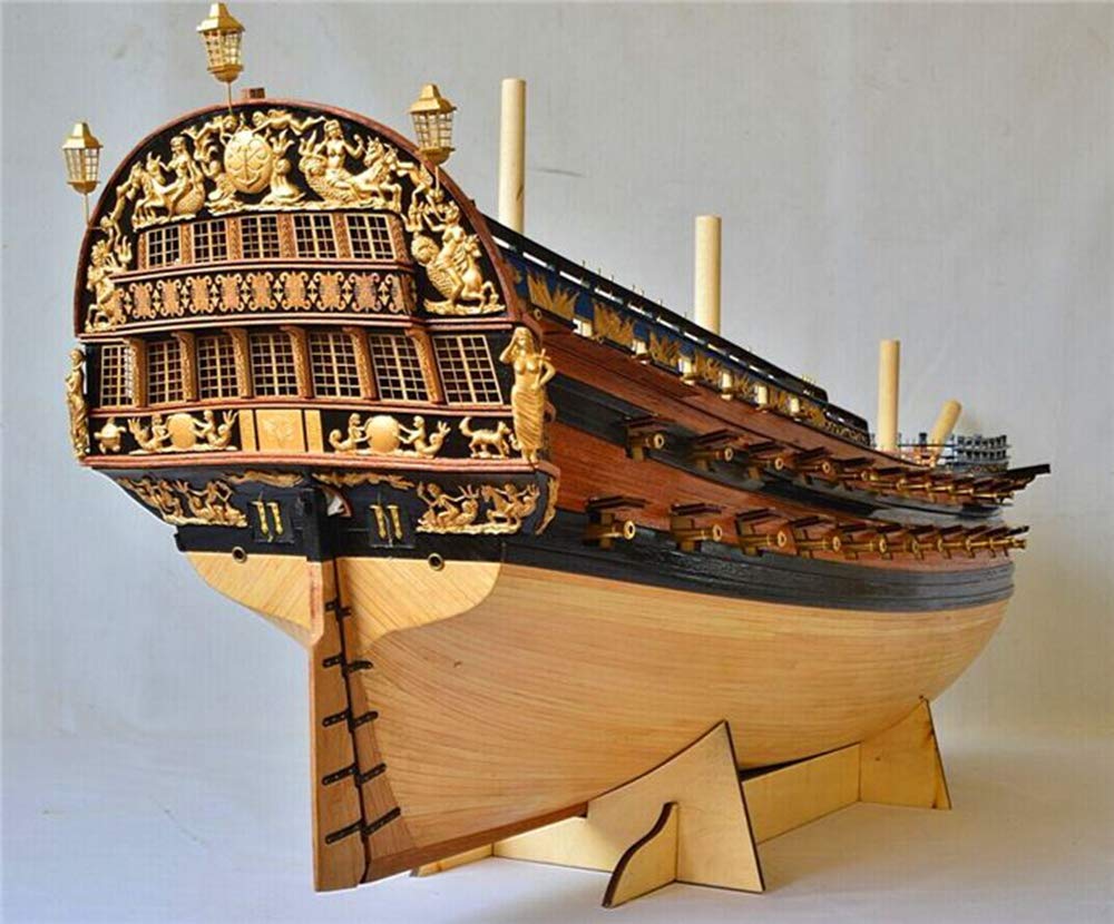 INGERMANLAND 1715 Model Ship Kit - 1/50 Scale Wooden Ship Model - 1304mm (51.3