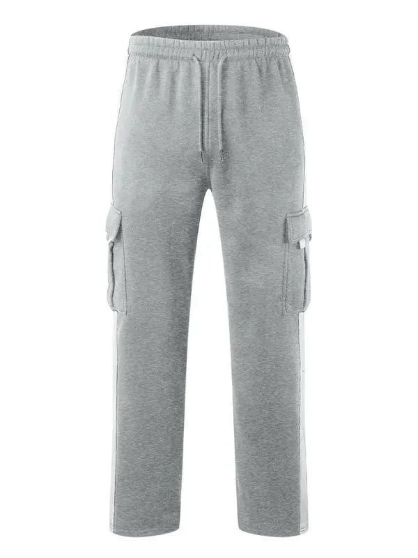 Men's Loose Fit Cargo Sweatpants - Comfortable Casual Joggers for Outdoor, Gym & Lounge Wear