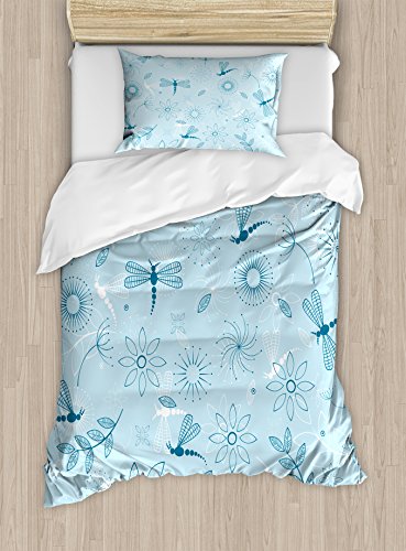 Seafoam Blue and White