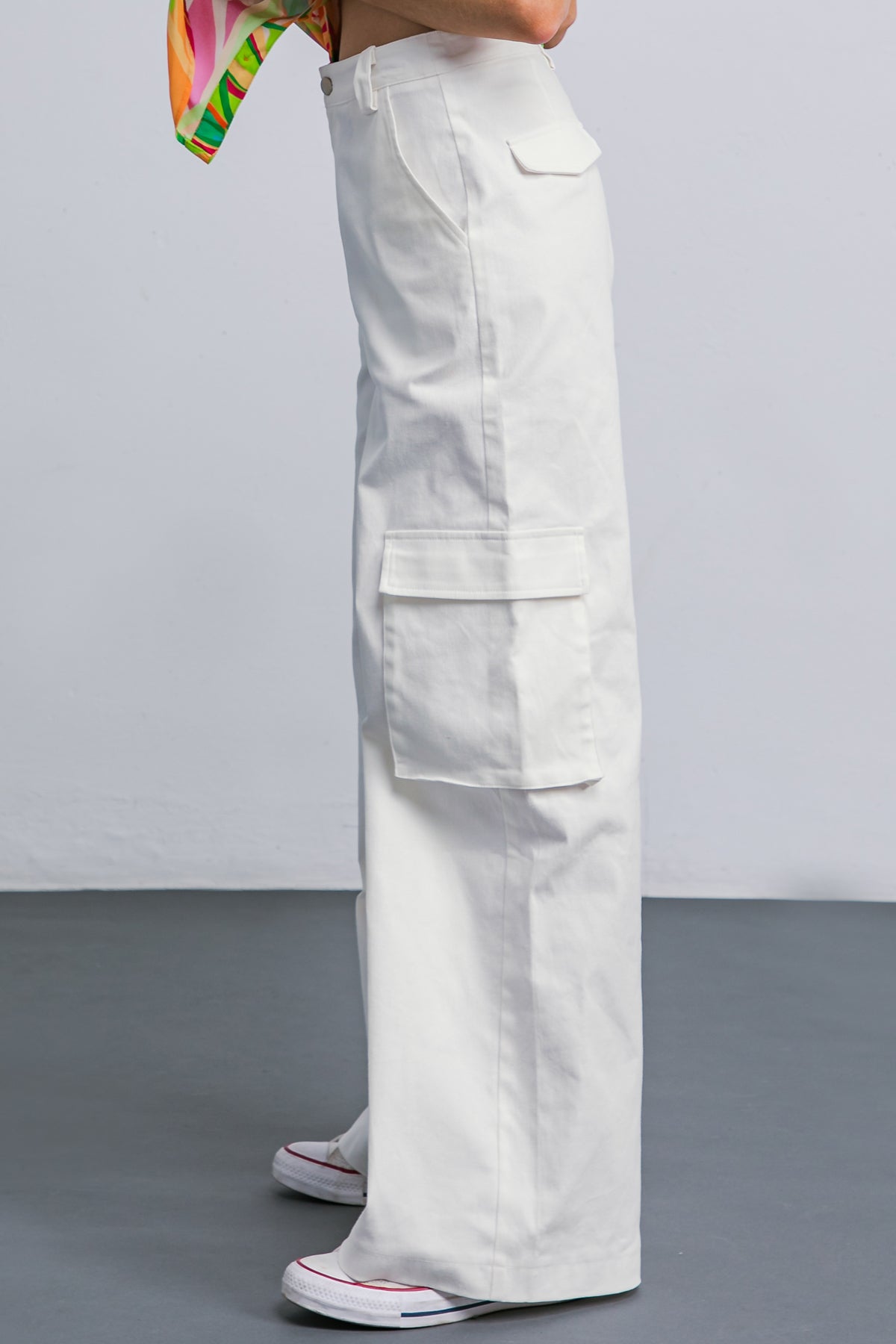 Stylish Woven Cargo Pants for Women - Trendy High Waist Casual Pants with Multiple Pockets | Perfect for Outdoor Adventures, Travel & Everyday Wear
